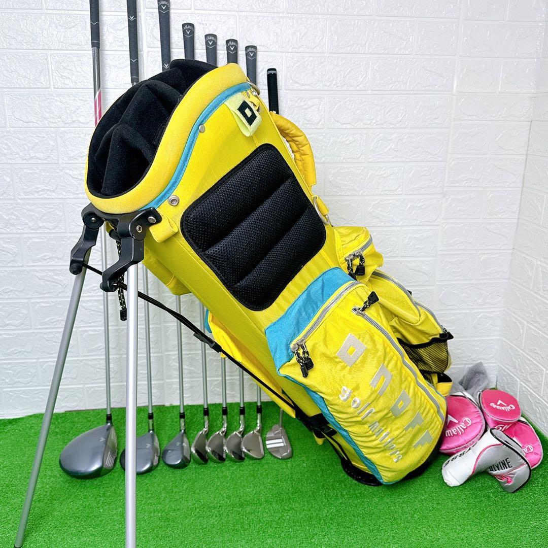 バッグ無し☆キャロウェイ ソレイユ レディース ゴルフクラブセット