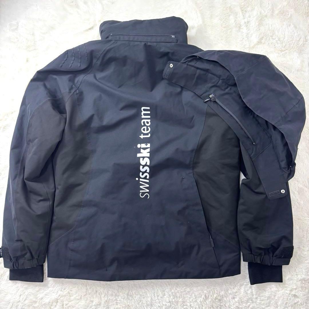 入手困難 デサント スイスチーム レプリカ スノーボードウェア アルパイン L