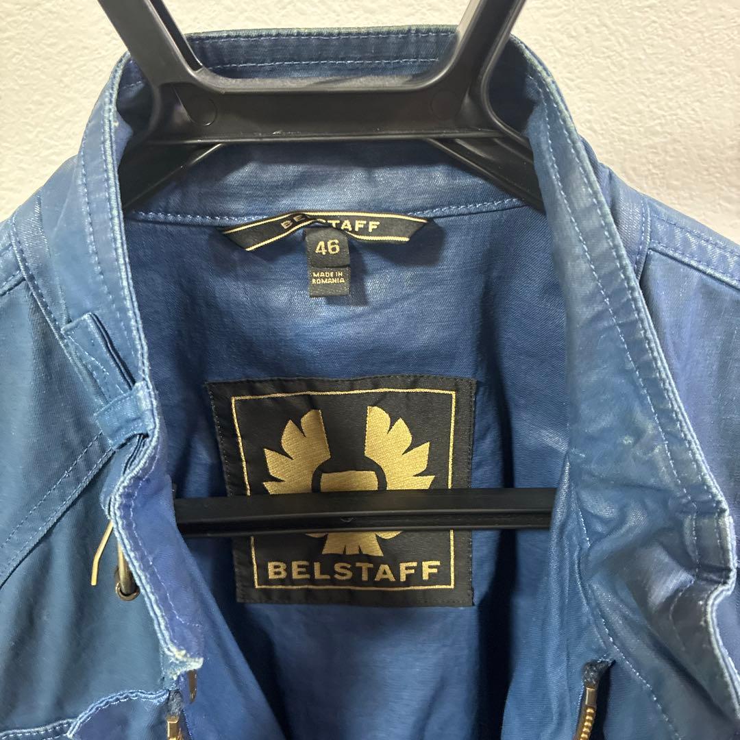 BELSTAFF ミリタリージャケット 46 ダークブルー