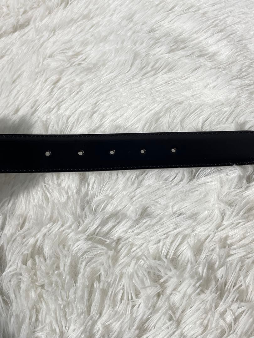 プラダ レザーベルト ダークブラウン 本革 PRADA 105 刻印あり