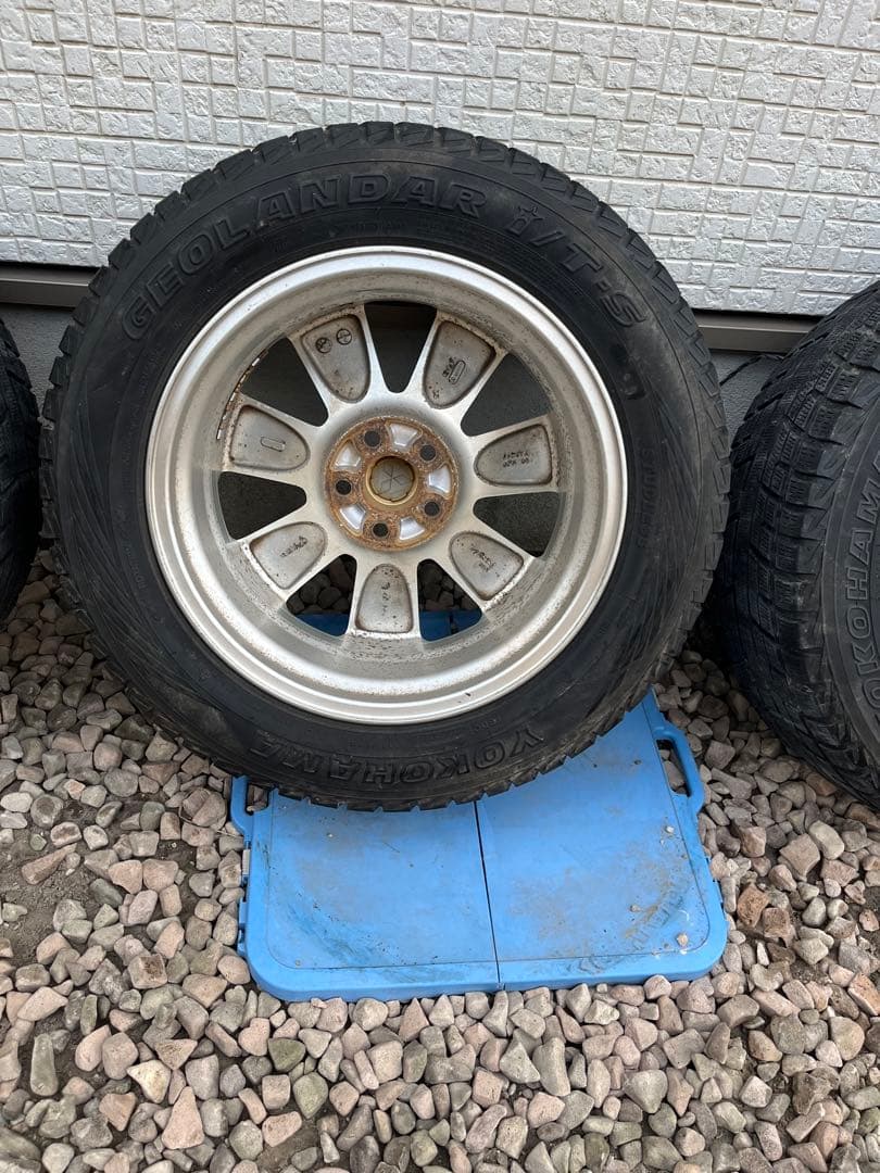 GEOLANDAR I/T-S デリカD5純正ホイール　スタッドレス