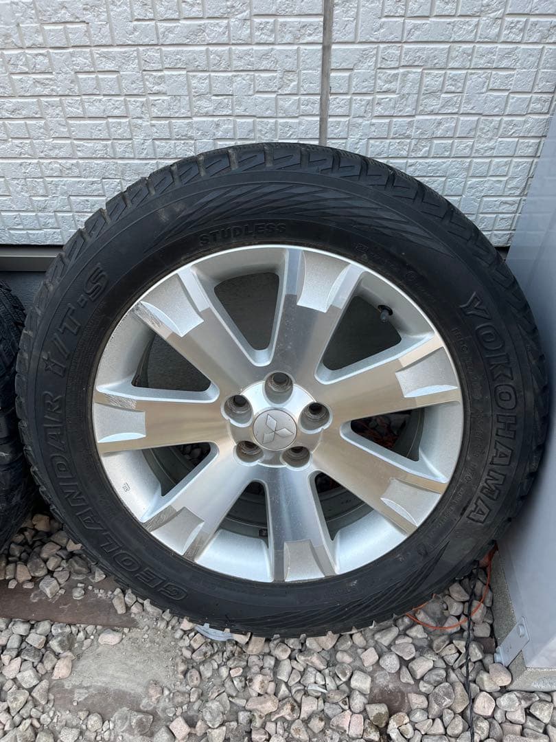 GEOLANDAR I/T-S デリカD5純正ホイール　スタッドレス