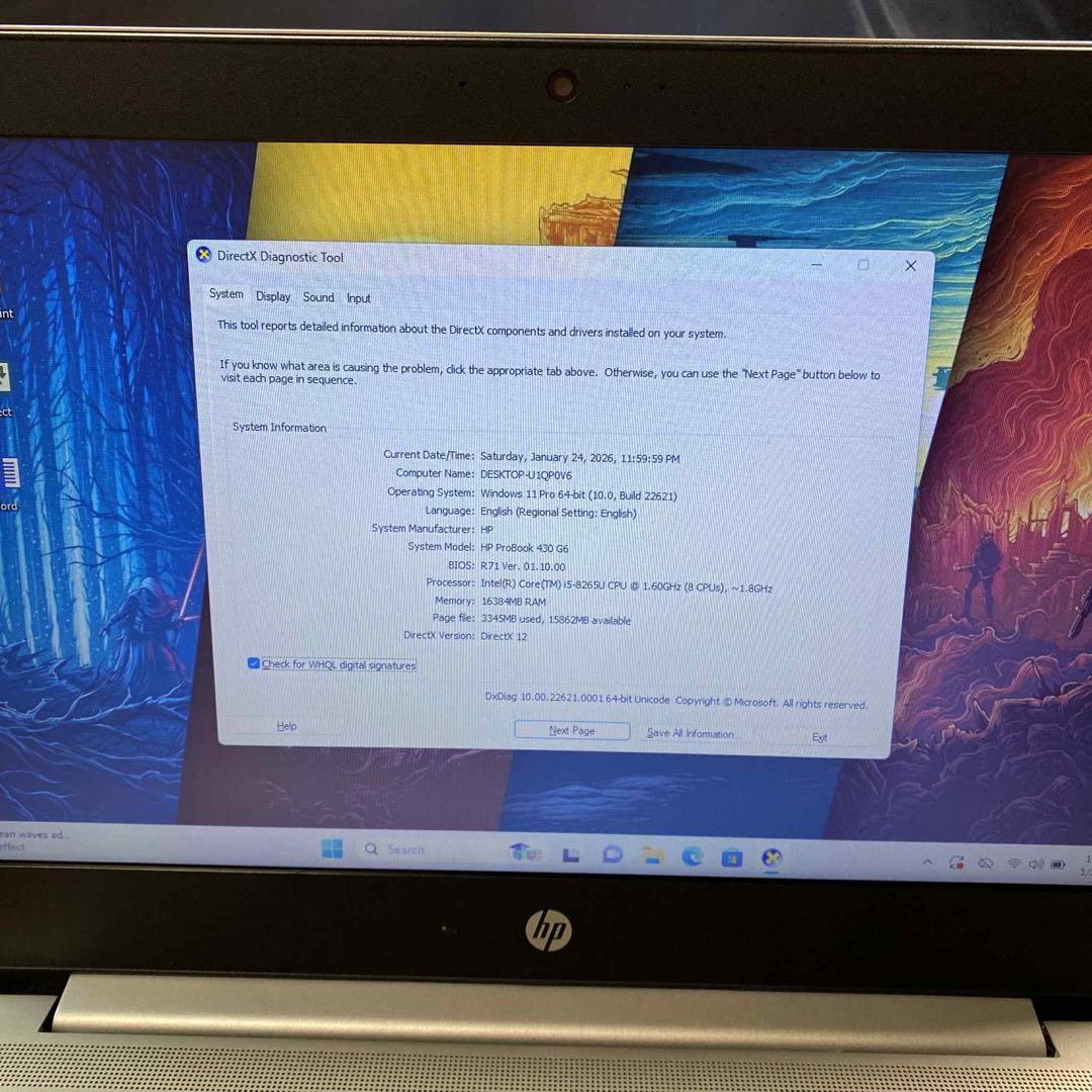 Windowsノート本体 HP Probook 430 G6 i5-8th/16GB/13.3