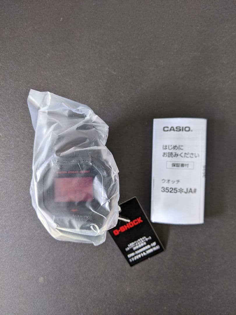 新品　DW-5600BBR-1JF　G-SHOCK　ブラック ＆ ボールドレッド