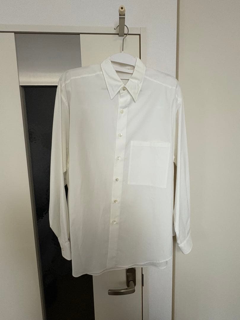 トップス AURALEE WASHED FINX TWILL BIG SHIRT MEN