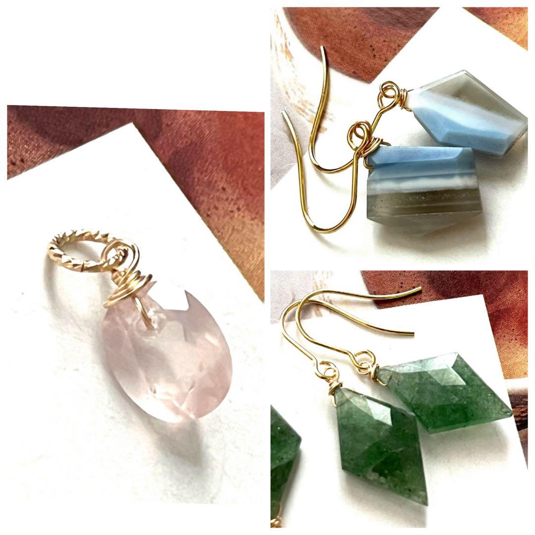 ちか☺︎ 1点作品☆ 希少石　宝石質ルビーピアス　イヤリングに変更可能☺︎