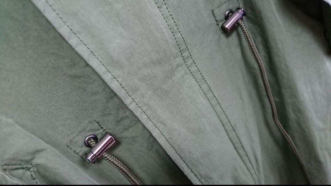 【美品・未使用】ジャーナルスタンダードレリュームノーカラーモッズコート〈カーキ〉