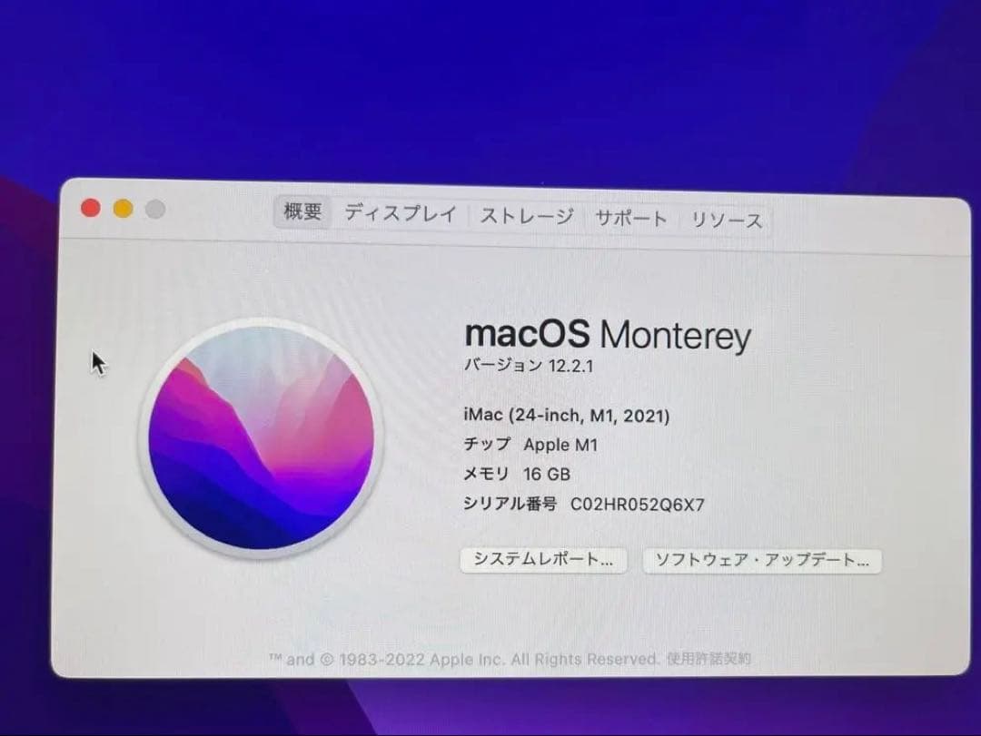 Macデスクトップ Apple iMac (24-inch, M1, 2021)