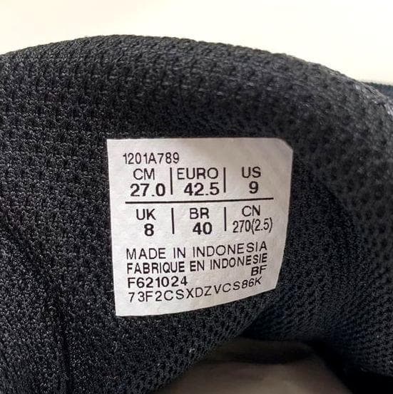 美品 27 asics アシックス GEL-NYC GRAPHITE GREY