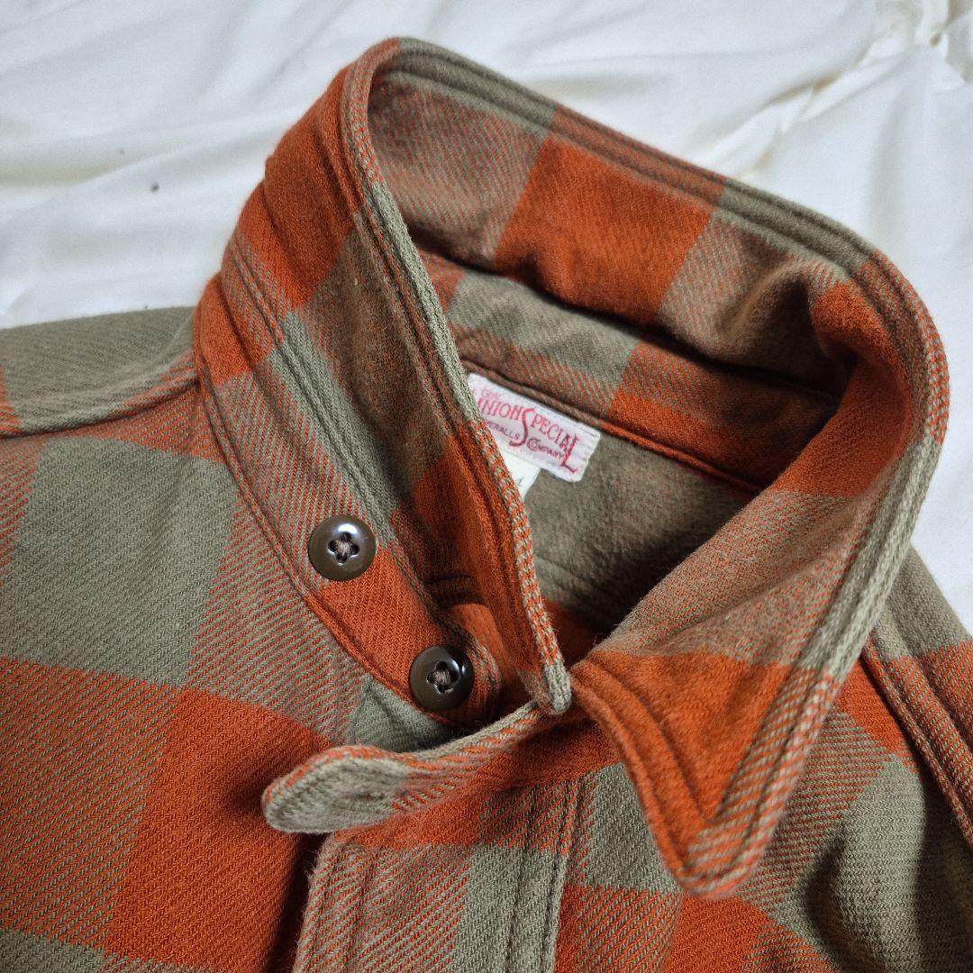 ト*シ様 フリーホイーラーズ1920-1930sヘビーネルシャツOFFY14