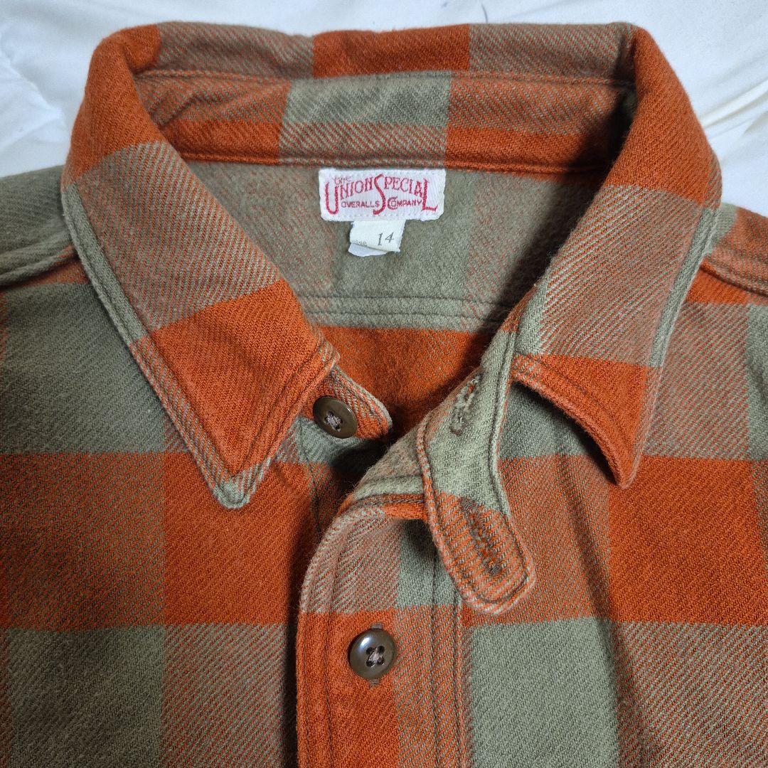 ト*シ様 フリーホイーラーズ1920-1930sヘビーネルシャツOFFY14