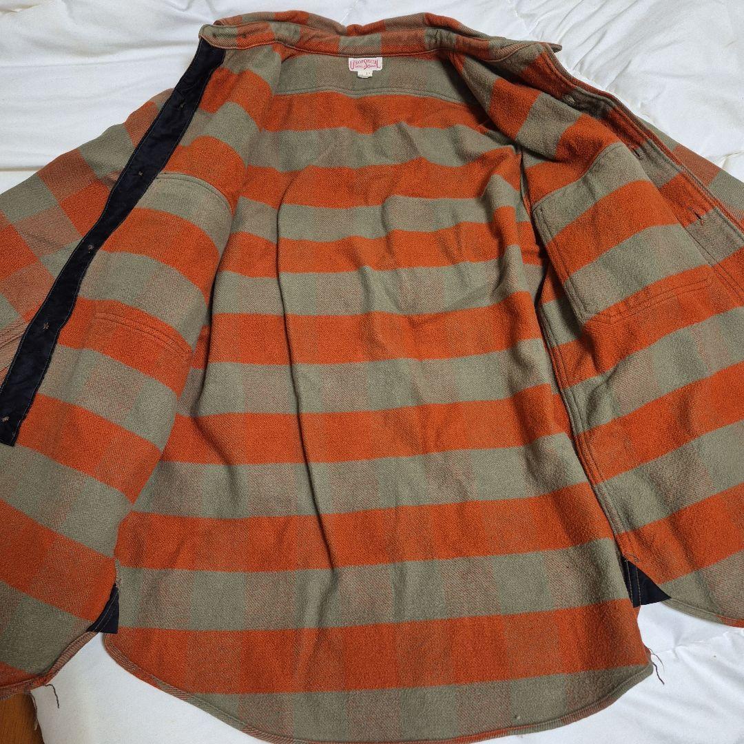 ト*シ様 フリーホイーラーズ1920-1930sヘビーネルシャツOFFY14