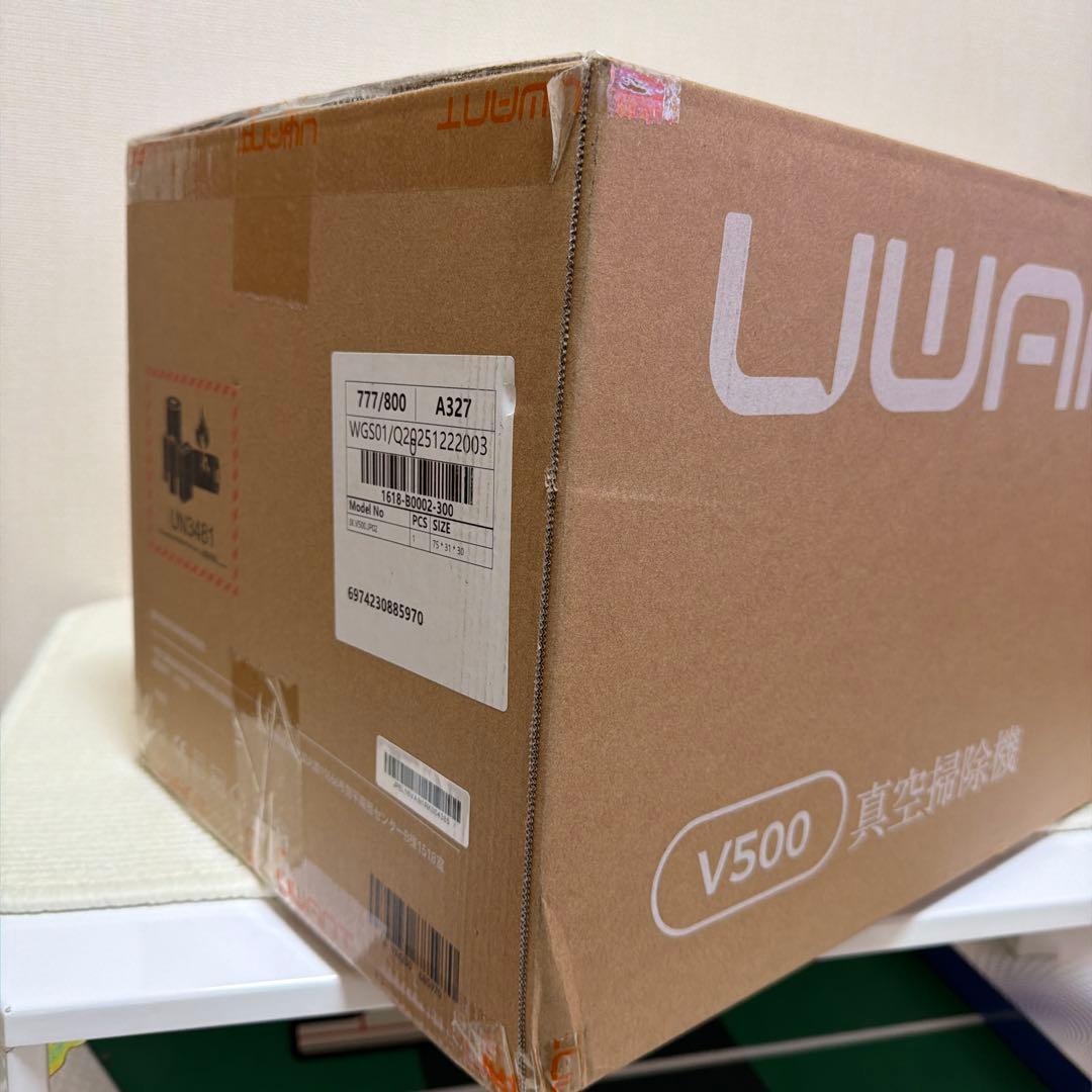 V500 コードレス掃除機　3段階吸引力　自動ゴミ収集　多機能ブラシ付き