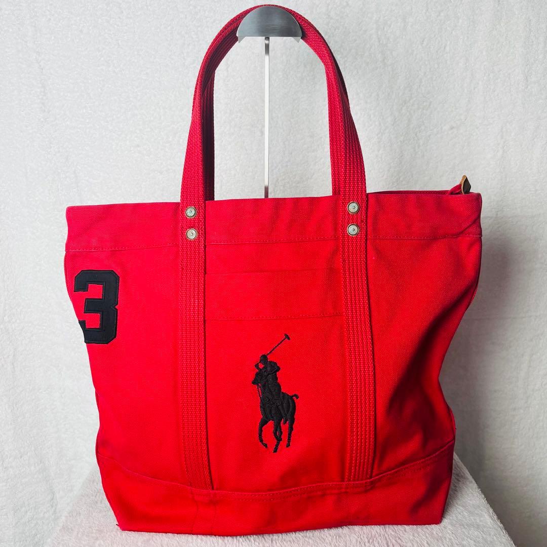 POLO　RalphLauren　ポロラルフローレン　ビックポニー　トートバック