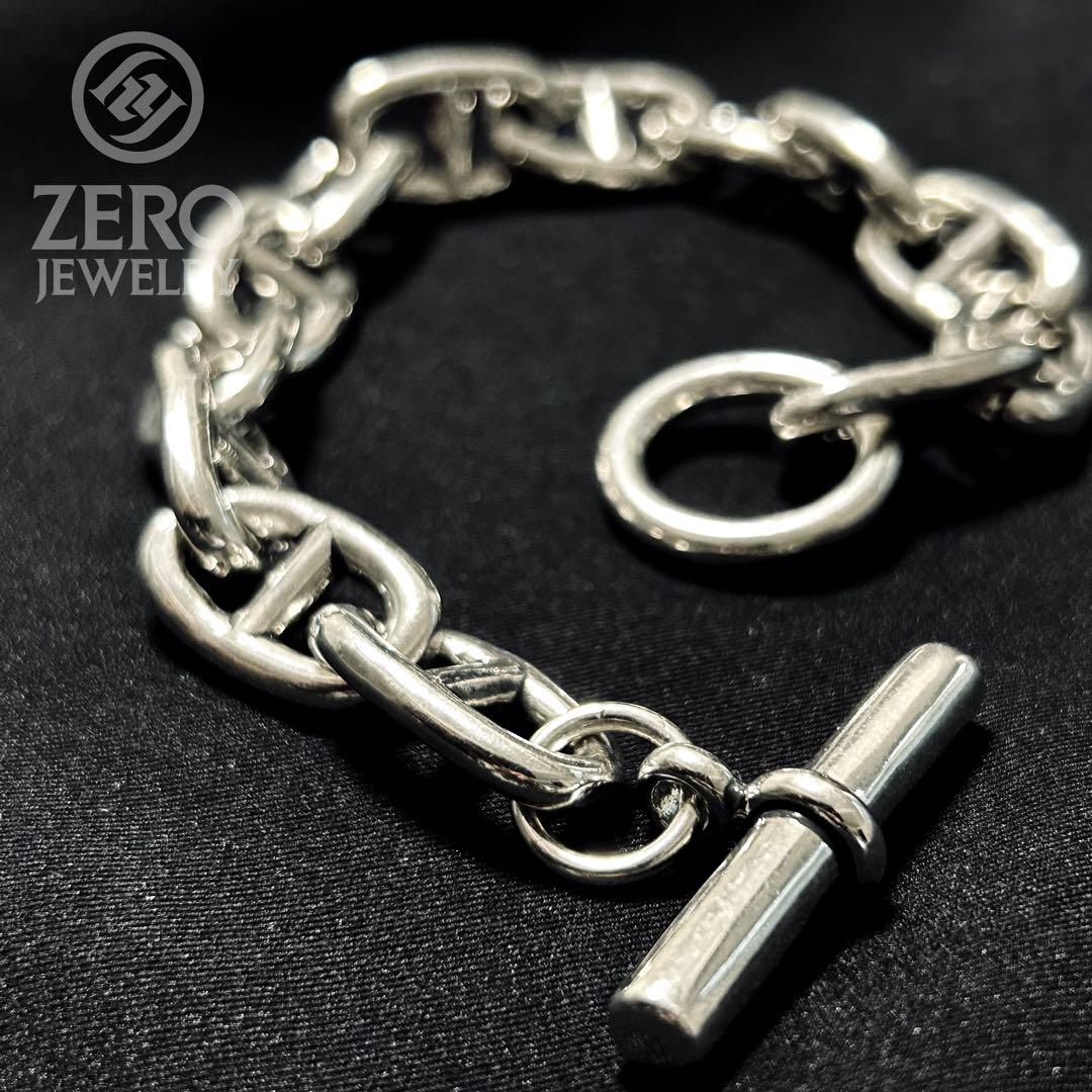 【最高品質s925刻印】アンカーチェーンブレスレット