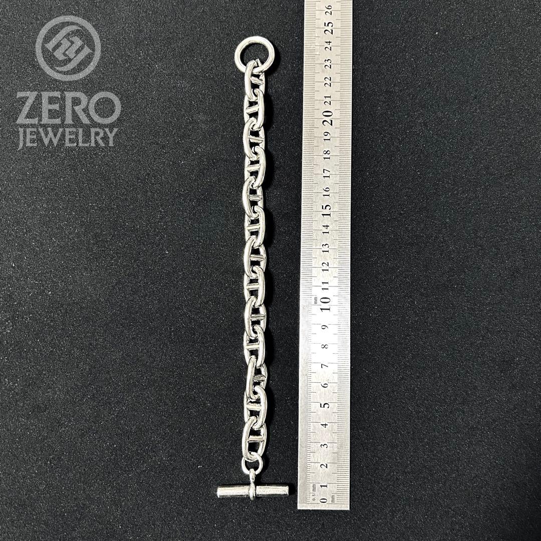 【最高品質s925刻印】アンカーチェーンブレスレット