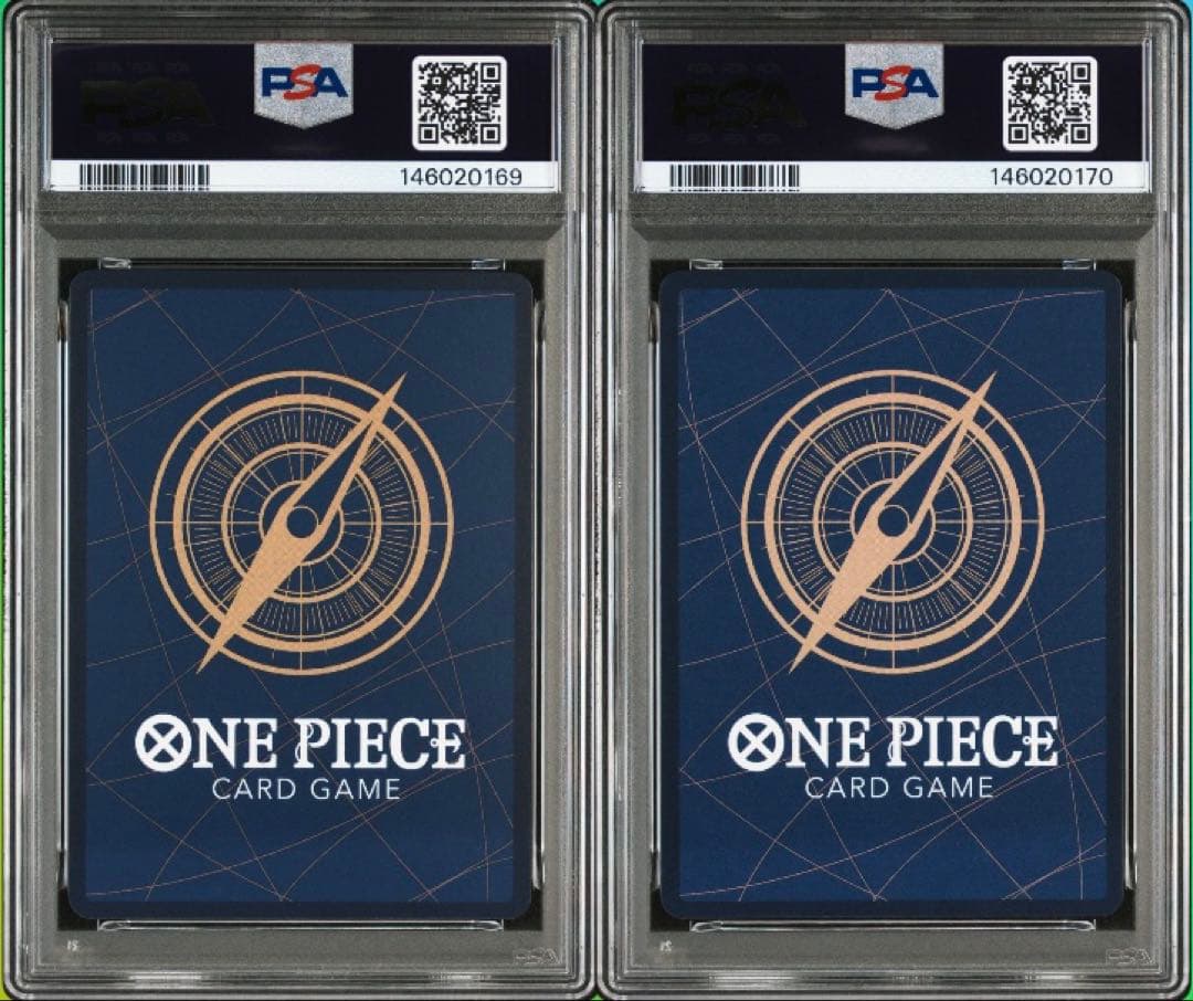 【PSA連番】マーシャル・D・ティーチ金背景銀背景PSA10