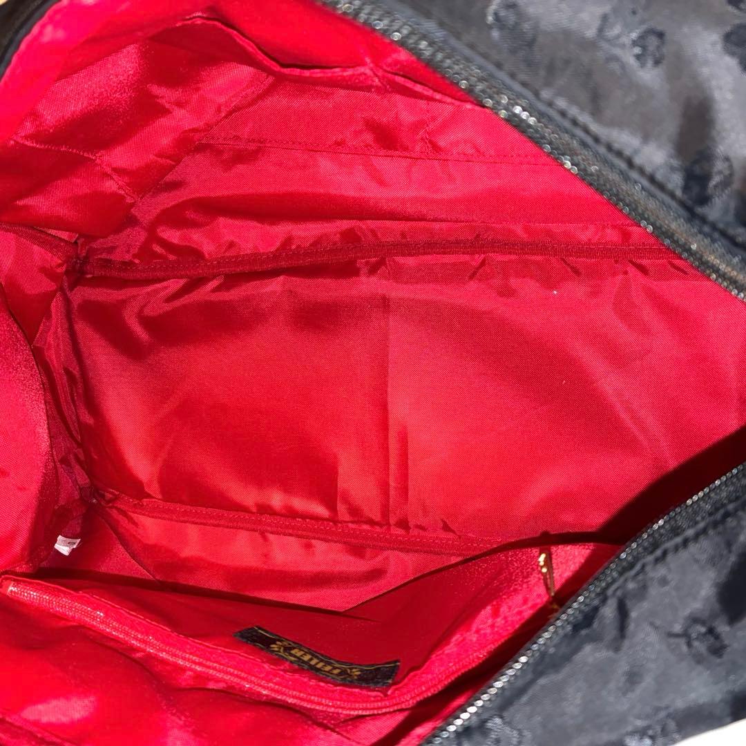 最終値下げ✨フェイラー 2way ハイジ柄　ボストンバッグ ブラック