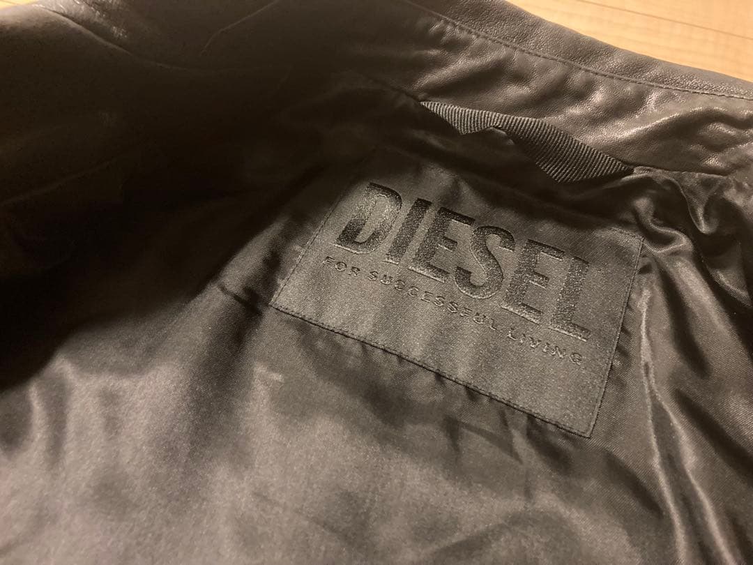 ☆年末年始セール☆ ディーゼル レザージャケット ライダース L-GARRETT