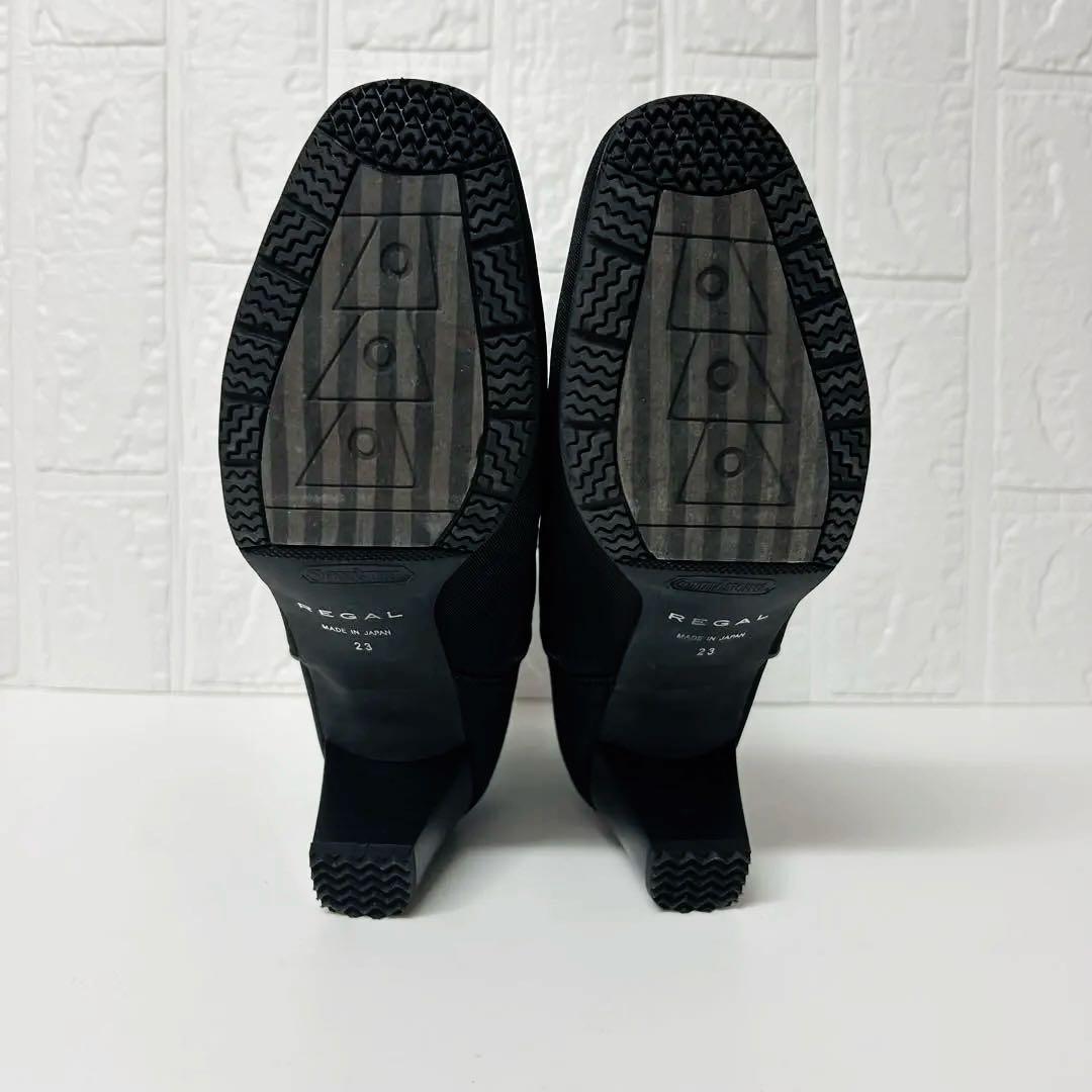 限定値下✨新品✨リーガル　ショートブーツ　ゴアテックス　ベルト　サイドジップ　黒