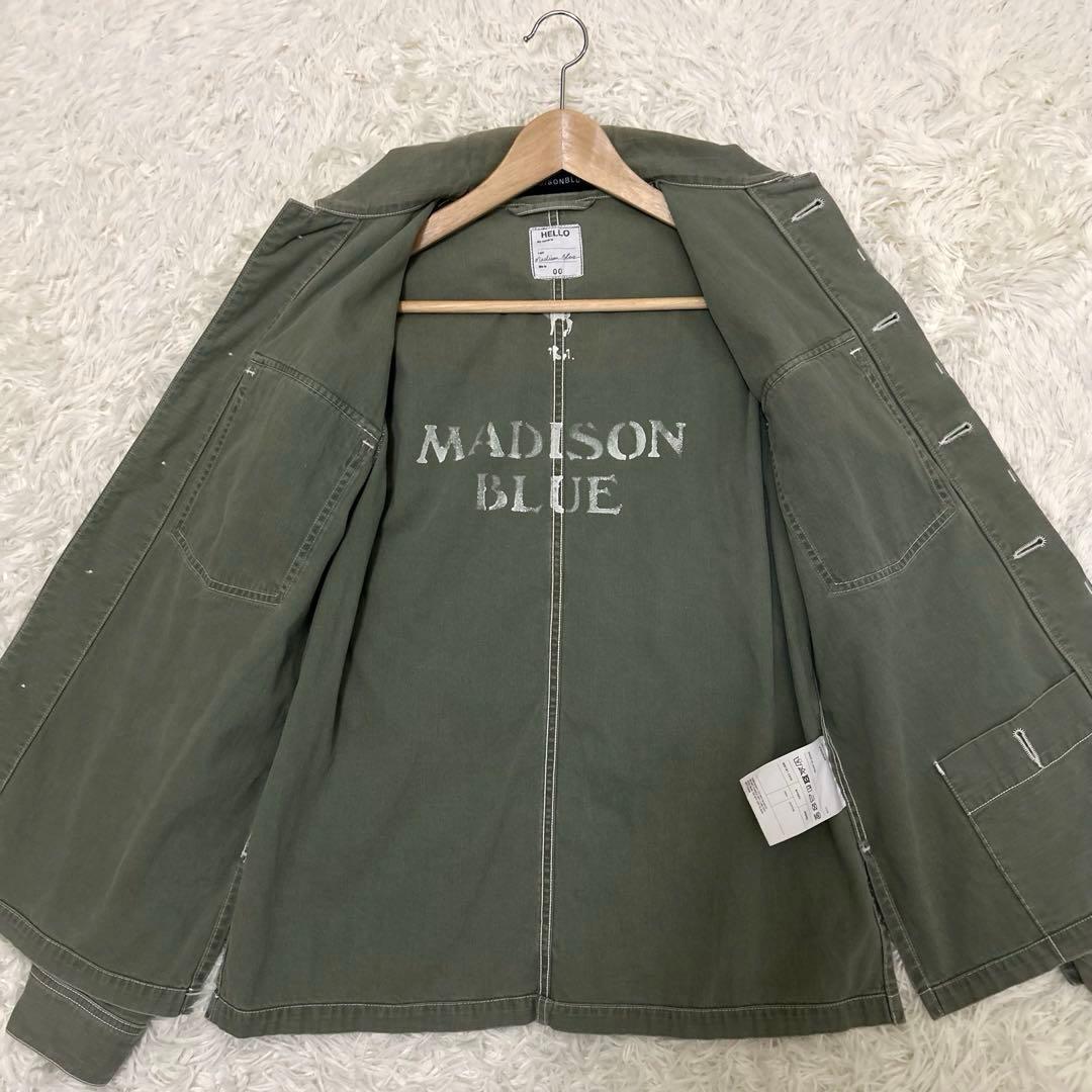 MADISONBLUE バックサテン ワークジャケットSIZE 00
