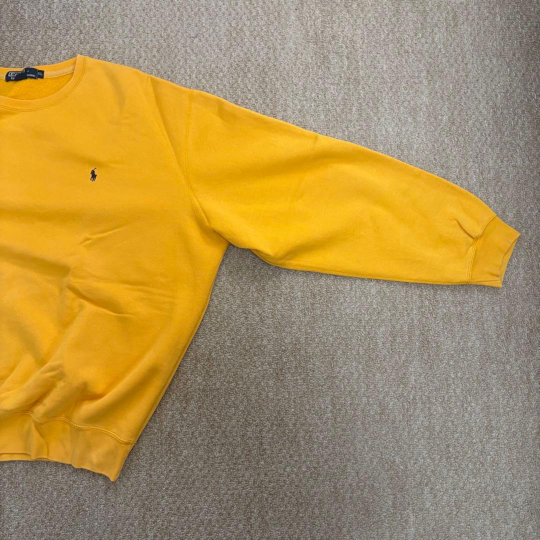 PoloByRalphLauren スウェット 刺繍ロゴ イエロー