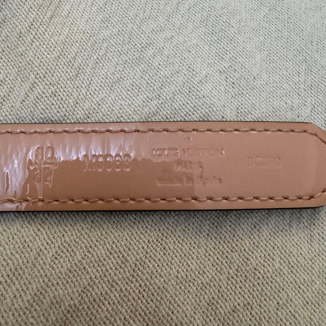 ルイヴィトン ベルト LVサークル 20MM モノグラム　リバーシブル　ピンク