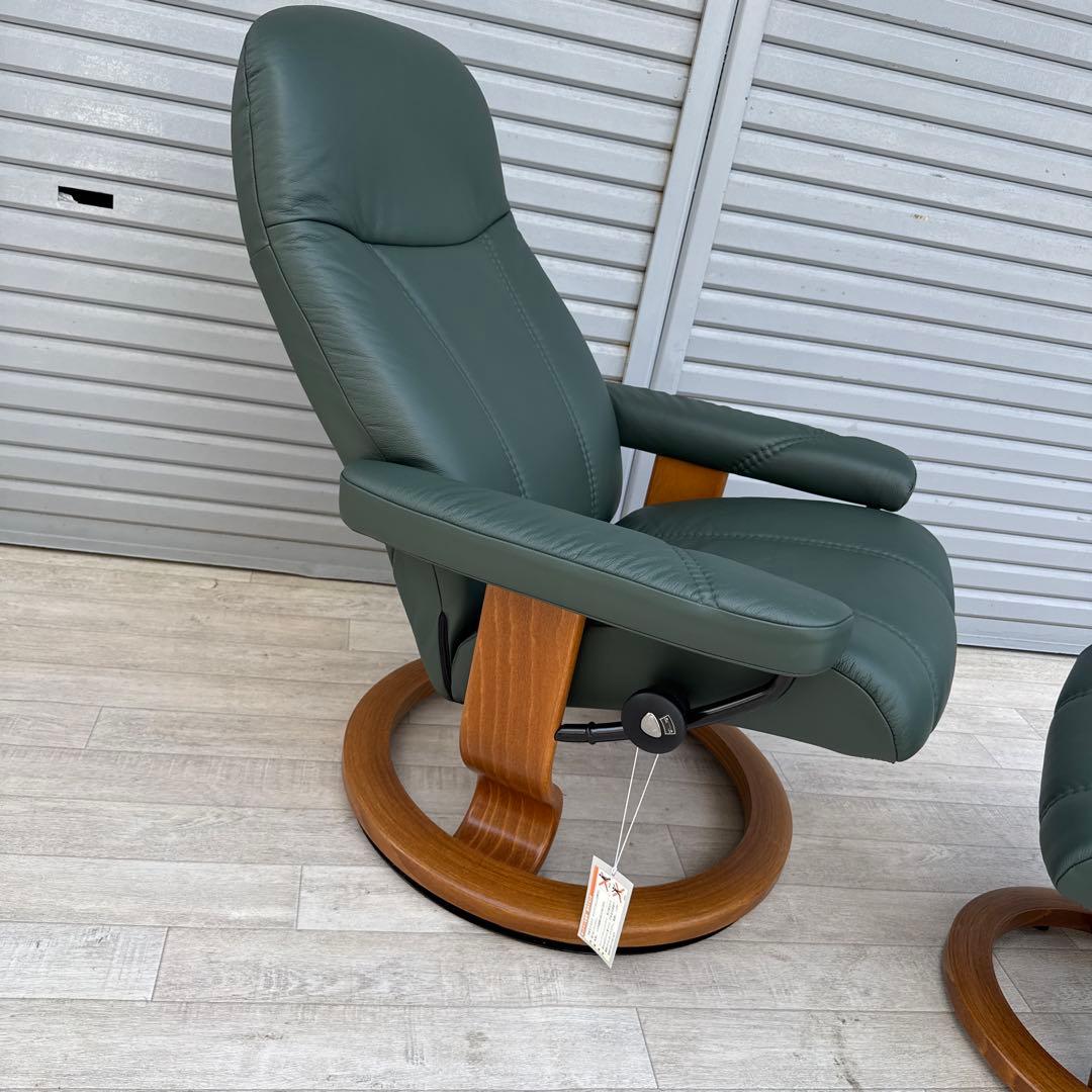 展示品　エコーネス　リクライニングチェア　パーソナルチェア　ストレスレスチェア