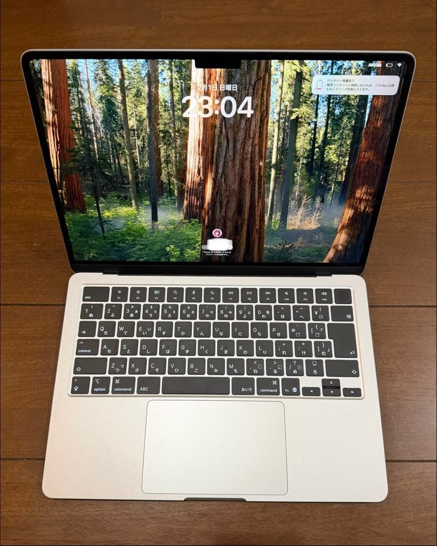 ほぼ新品 MacBook Air M4 16GB 256GB バッテリー100%