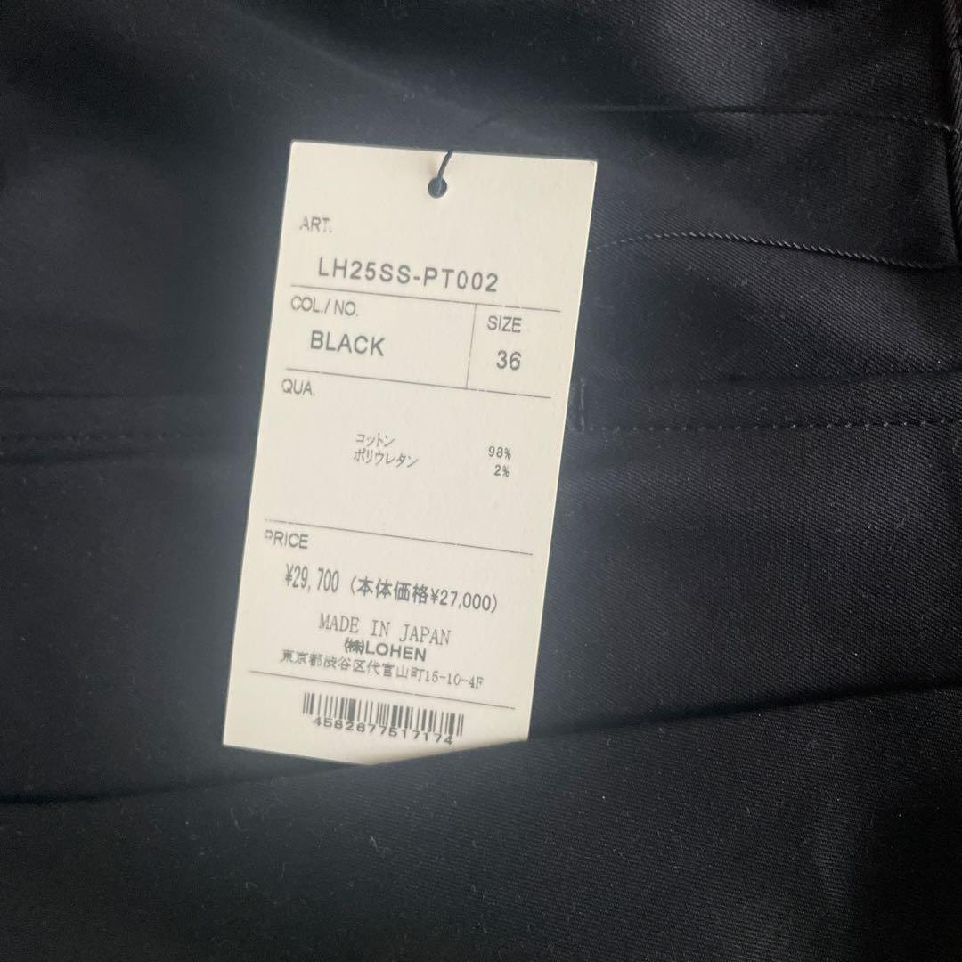 【LOHEN】チノパン ３６ブラック