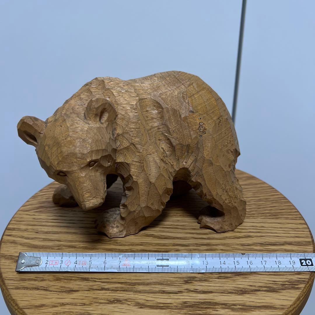 希少 木彫りの熊 北海道