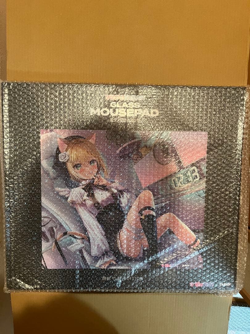 VSPOGEAR! 胡桃のあ　ガラスマウスパッド ぶいすぽっ!