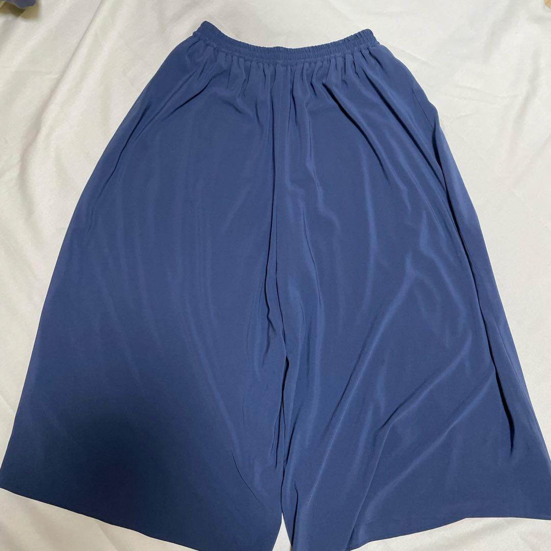 アンタイトル　ブルーガウチョ　セットアップ　3L 15号　ブラウス　大きいサイズ