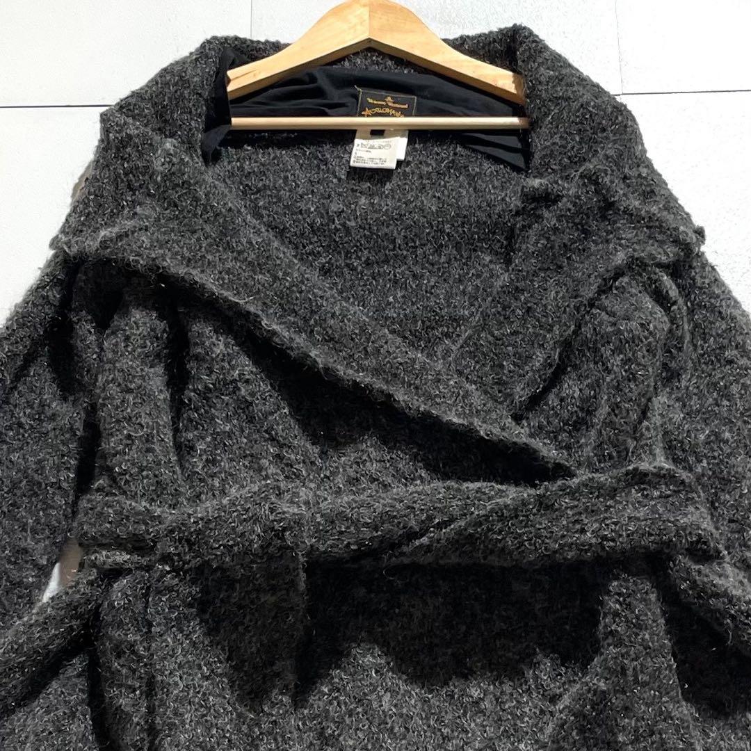 【超希少】ヴィヴィアンウエストウッドアングロマニア 変形 カーディガン モヘヤ