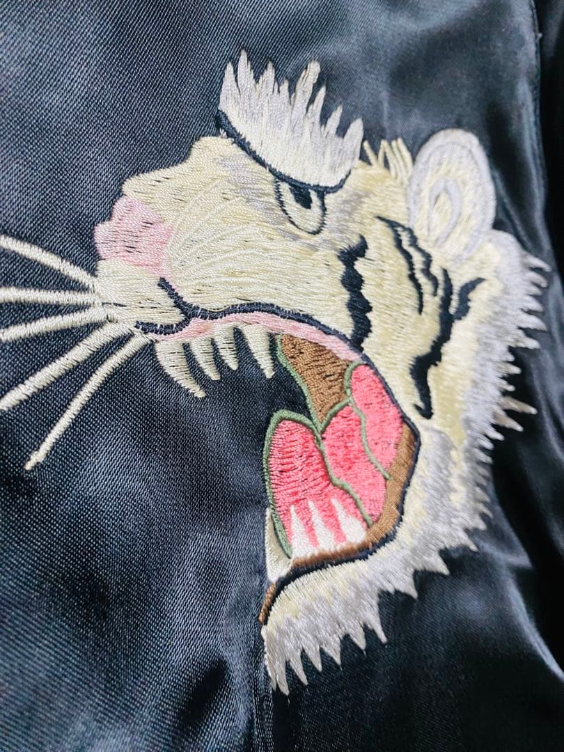 日本 SCRIPT super 限定 スカジャン 虎芸者 2面使う Unisex