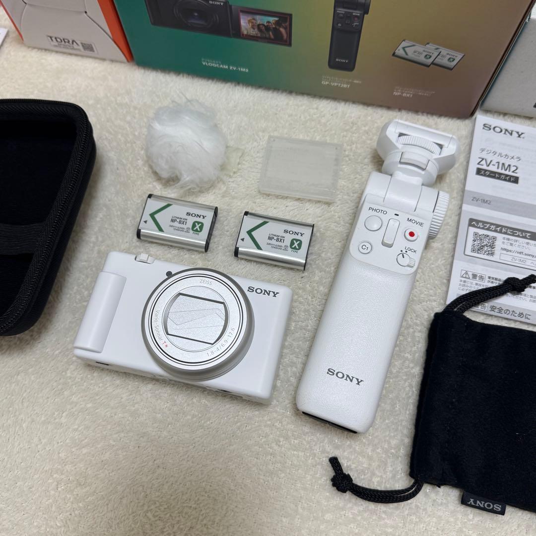 【美品】SONY ZV-1M2 ホワイト コンパクトデジタルカメラ