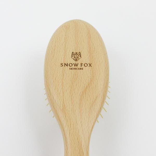 スノーフォックススキンケア　プレミアム FOXカッサ ウッド ヘアブラシ