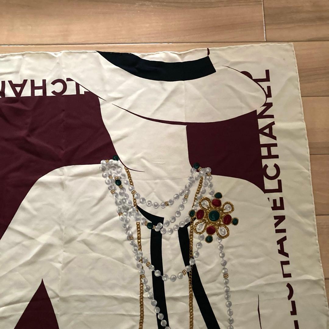 CHANEL シャネル スカーフ ココ柄 ビンテージ