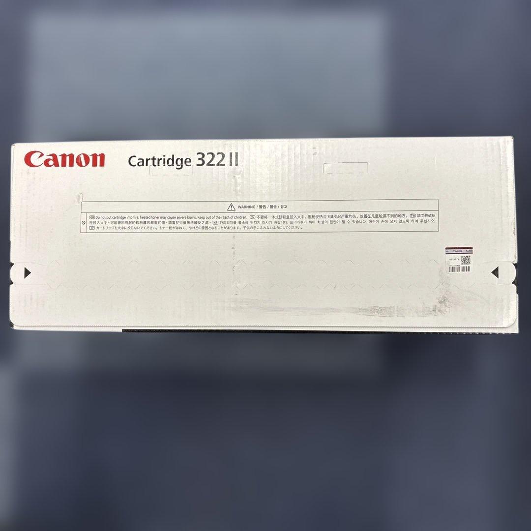 Canon 純正トナーカートリッジ 322 IIブラック