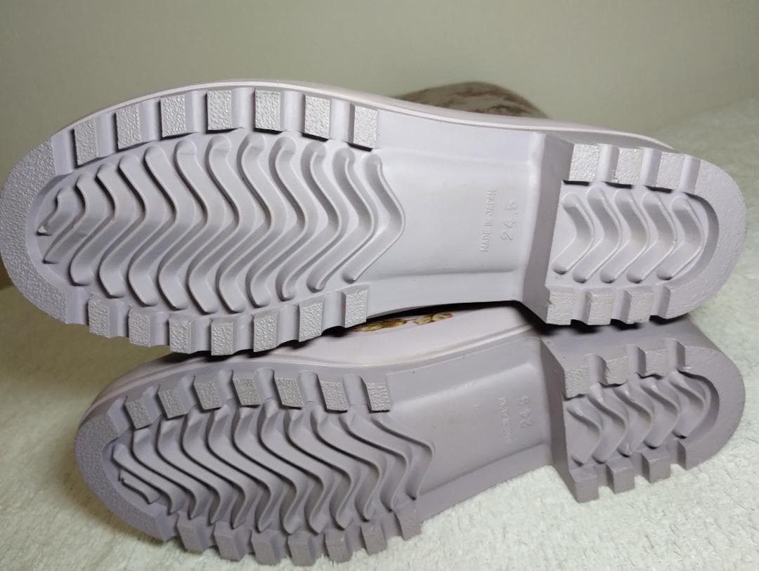 希少 ピンクハウス ピンク バラプリント レインブーツ 長靴 ブーツ 総柄