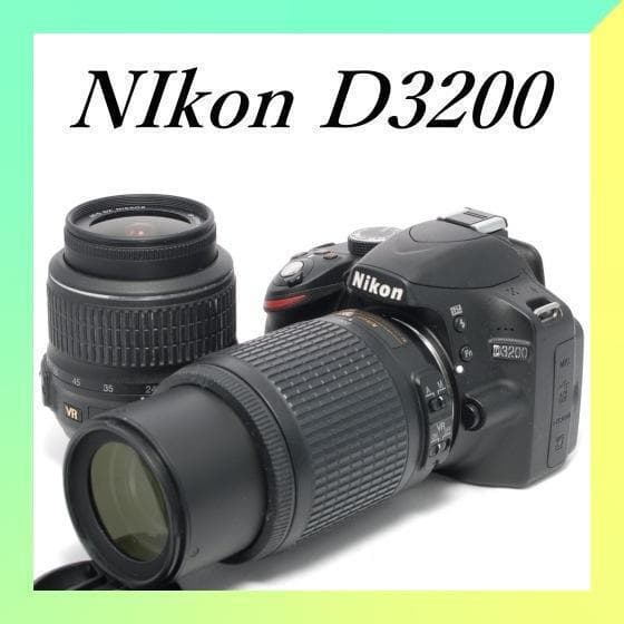 ✨ショット数 91✨初心者向け✨スマホ転送✨Nikon D3200 Wレンズ