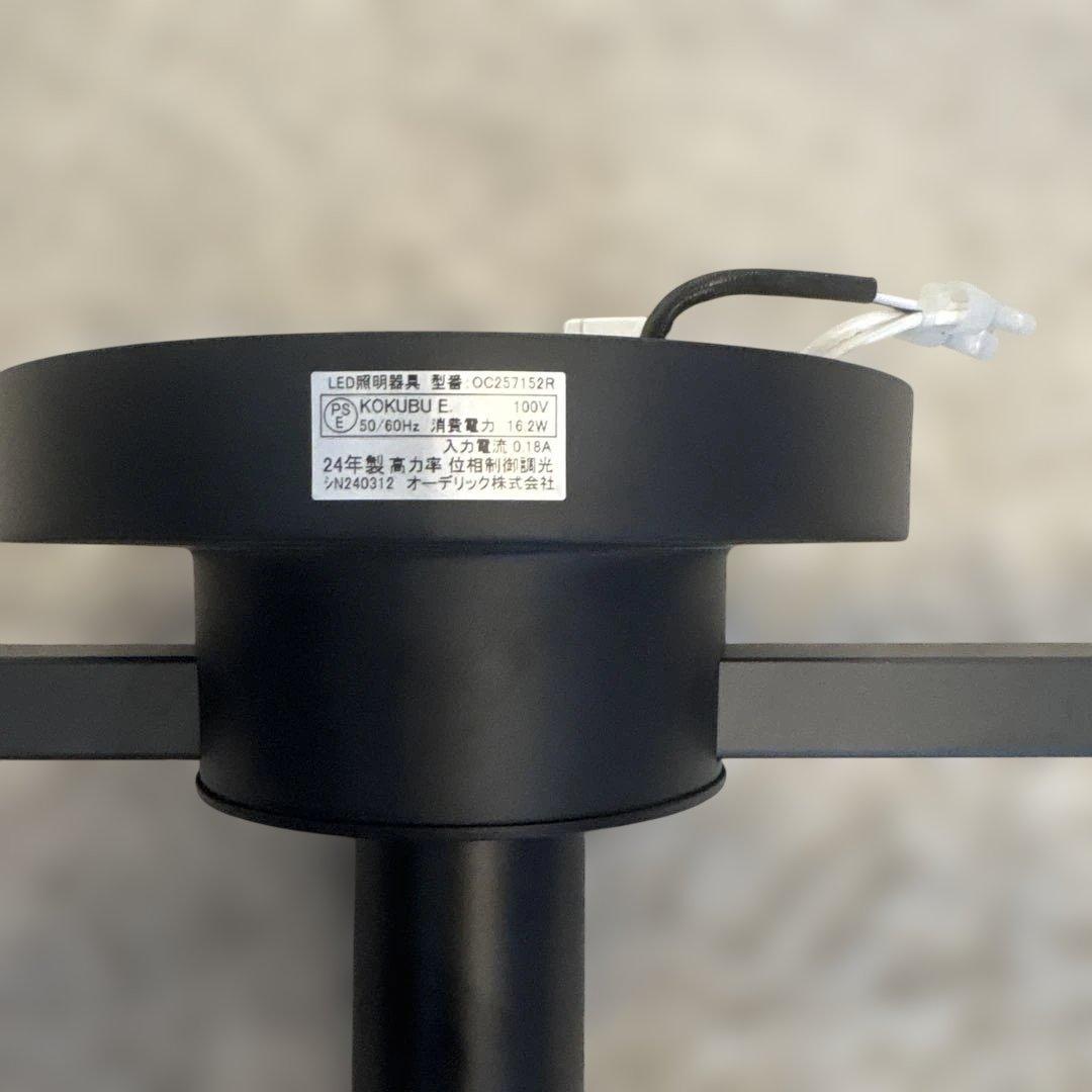【3C】ODELIC OC 257.152R ブラックスポットライト