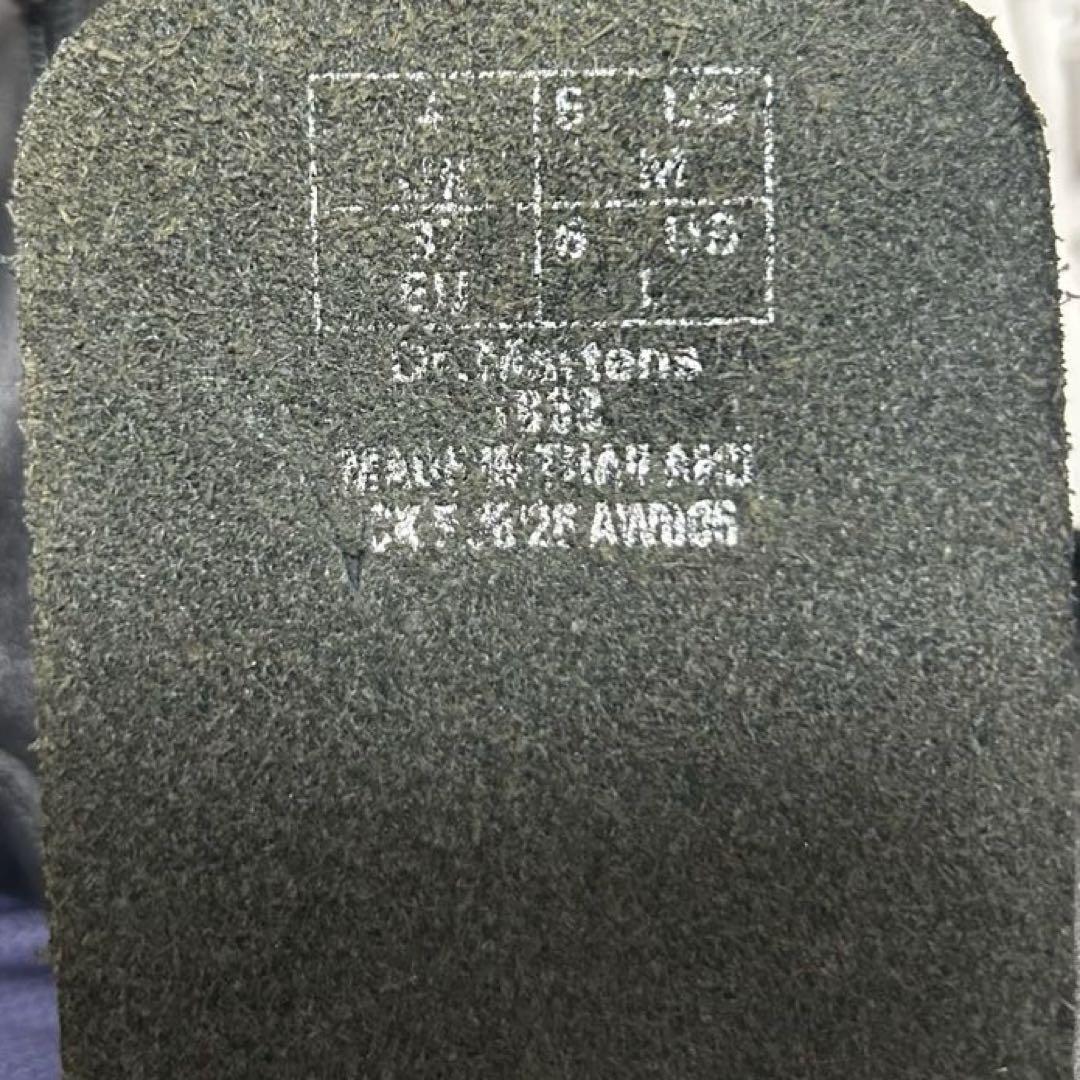 【美品】Dr.Martens 20ホールブーツ UK4 ロングブーツ シボ革