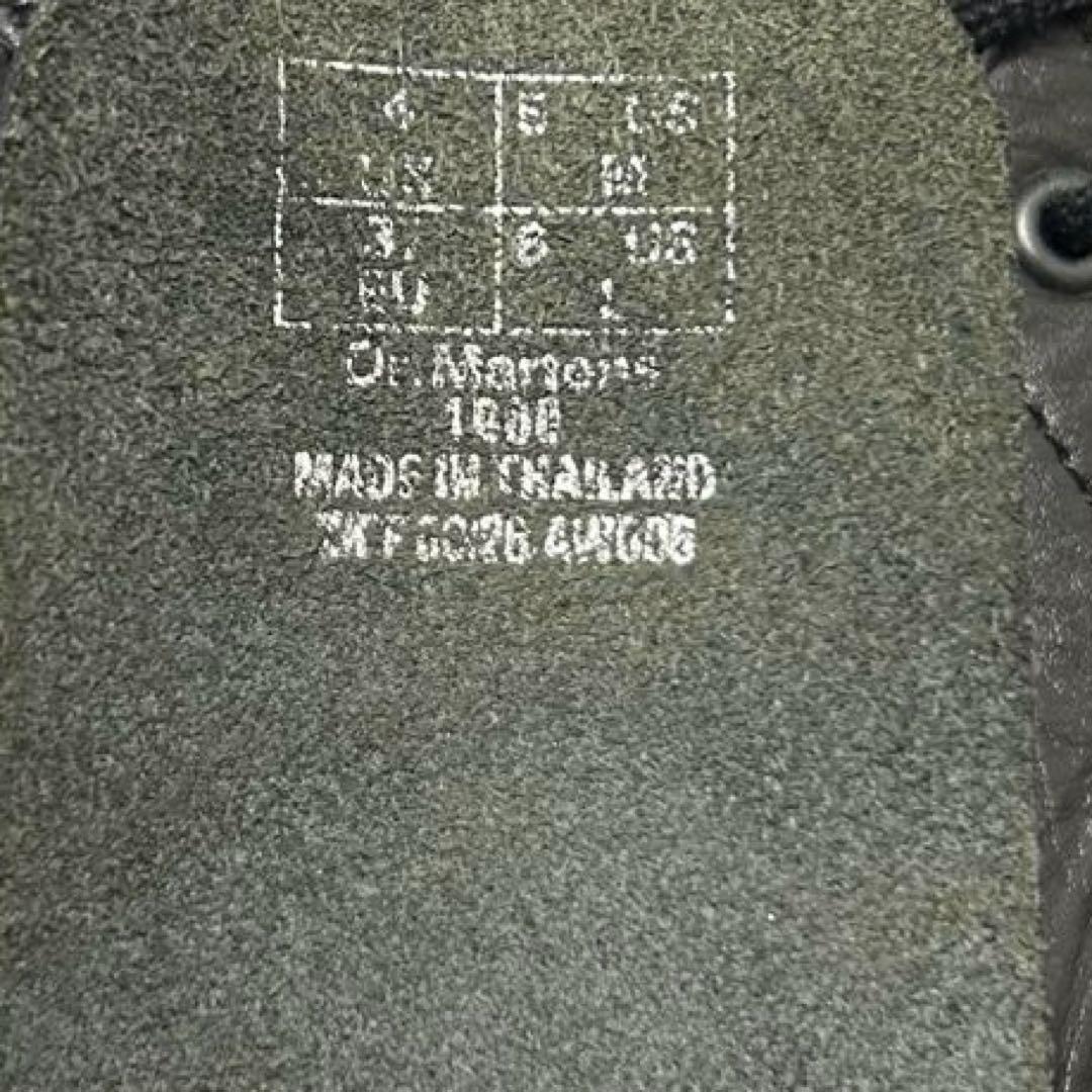 【美品】Dr.Martens 20ホールブーツ UK4 ロングブーツ シボ革
