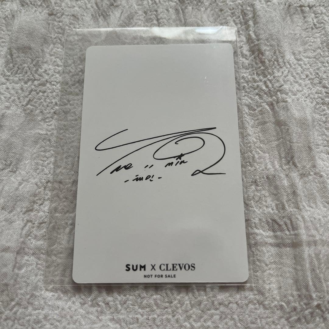 SHINee テミン CLEVOS ウェットティッシュ トレカ 2枚 セット