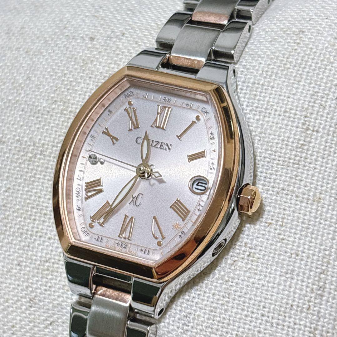 CITIZEN XC クロスシー エコドライブ　ES9364-57W 電波時計