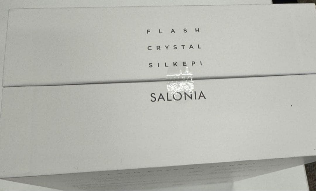 【新品未開封】SALONIA（サロニア） フラッシュクリスタルシルクエピ　脱毛器