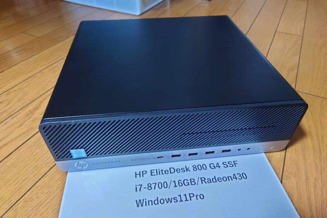 Windowsデスクトップ HP Elitedesk 800 G4 SFF win11 i7-8700 1