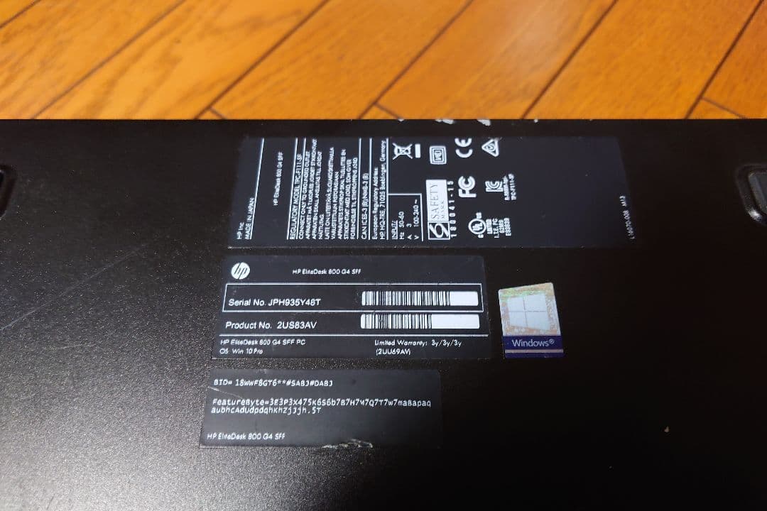 Windowsデスクトップ HP Elitedesk 800 G4 SFF win11 i7-8700 1