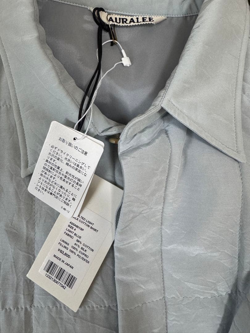 S*M様 AURALEE QUILTED LIGHTSILK COTTON SH